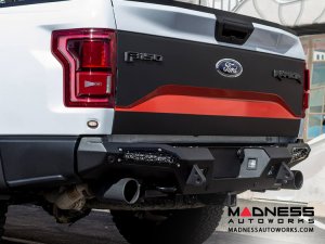 Ford Raptor Rear Bumper Honey Badger by Addictive Desert Designs - 2017 - With Side Light Mounts 10" 